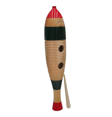 Guiro De Madera Tipo Pescado C/Raspador, Dmgr001